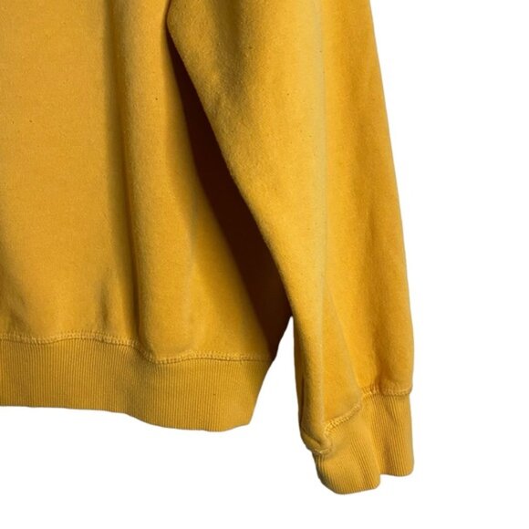 H&M Women's Yellow Crewneck Positive Message Printed Sweatshirt - Picture 4 of 9